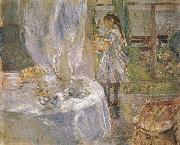 Berthe Morisot At the little cottage oil painting artist